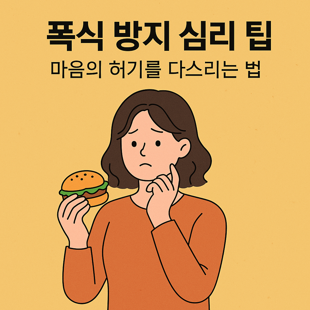 폭식 방지 심리 팁