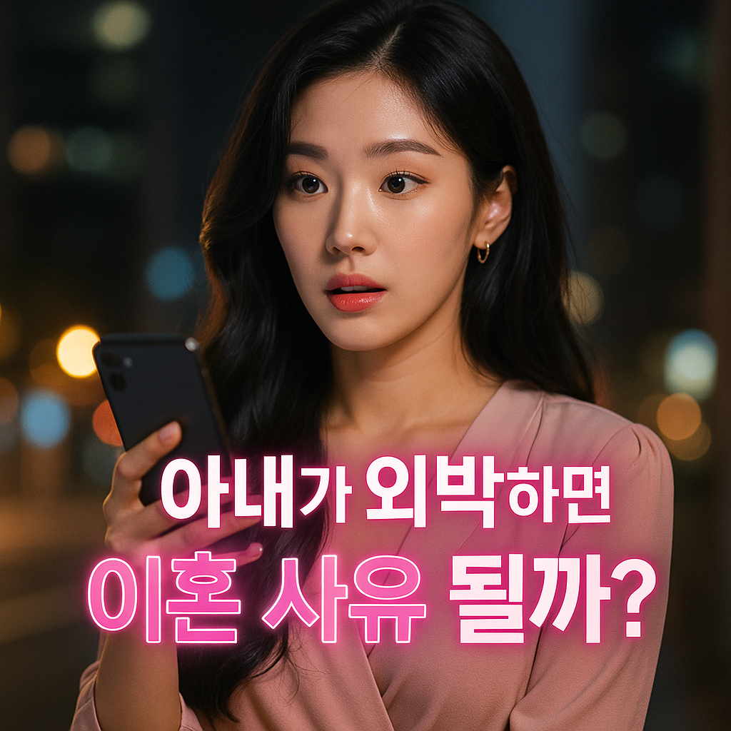 아내가 외박하면 이혼 사유? 헷갈리는 기준 정리해봤어요!