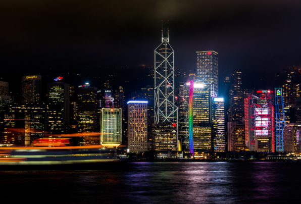 홍콩 야경 사진