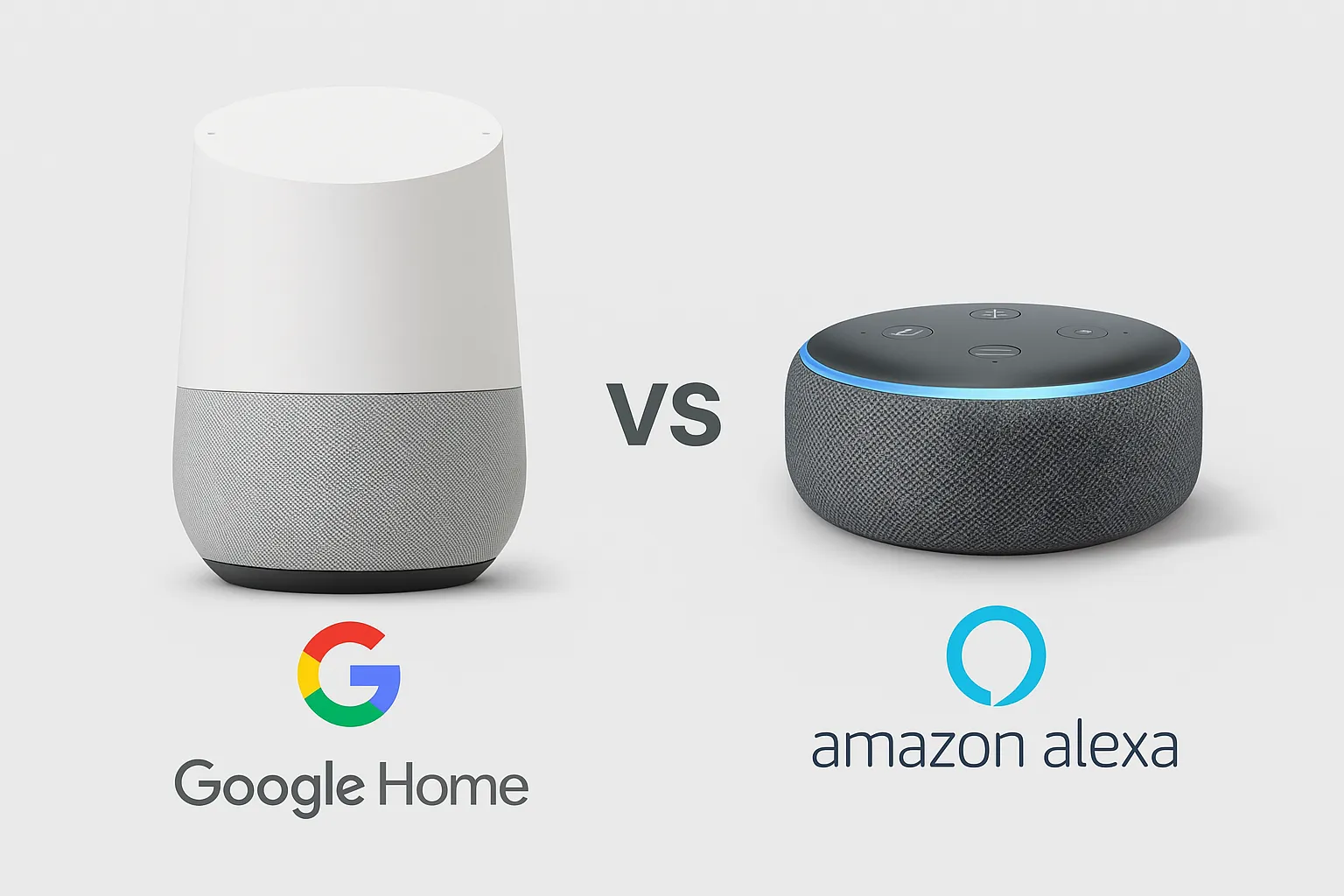 스마트홈 허브 비교: 구글 홈 vs 아마존 알렉사