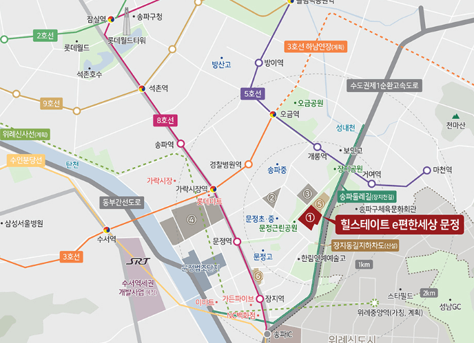 힐스테이트 이편한세상 문정