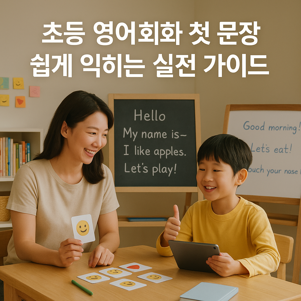 초등 영어회화 첫 문장 쉽게 익히는 실전 가이드