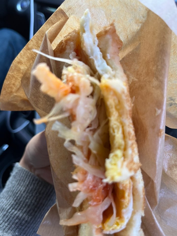대전 가락국수 토스트