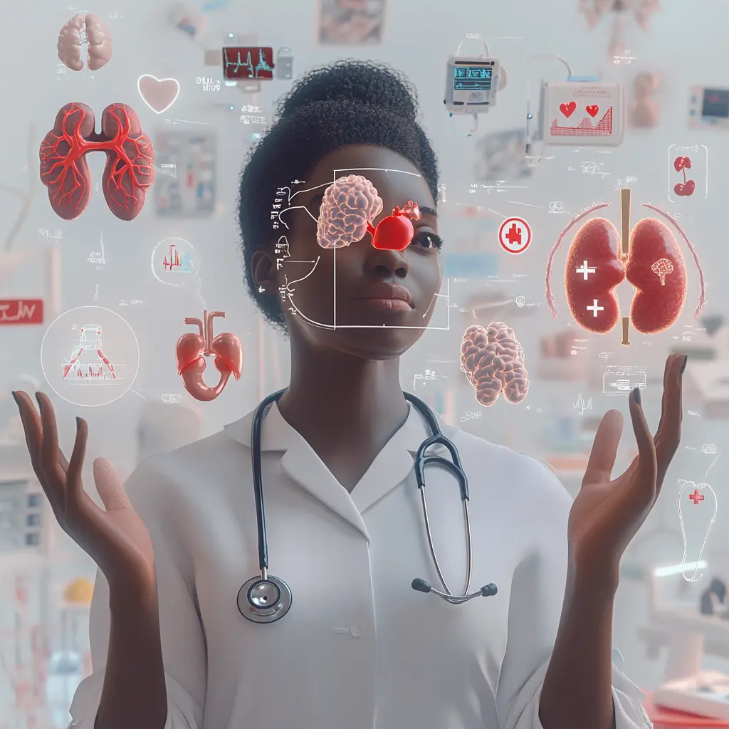 ์ฌ๋ฌ๊ฐ์ง ๋ง์ฑ์งํ๊ณผ ์ด๊ธฐ ์ฆ์์ ๋ณด๊ณ ์๋ ์ฌ์์์ฌ ์ด๋ฏธ์ง