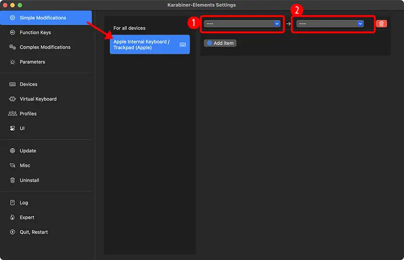 Karabiner-Elements 에서 키매핑 새로 하는 방법