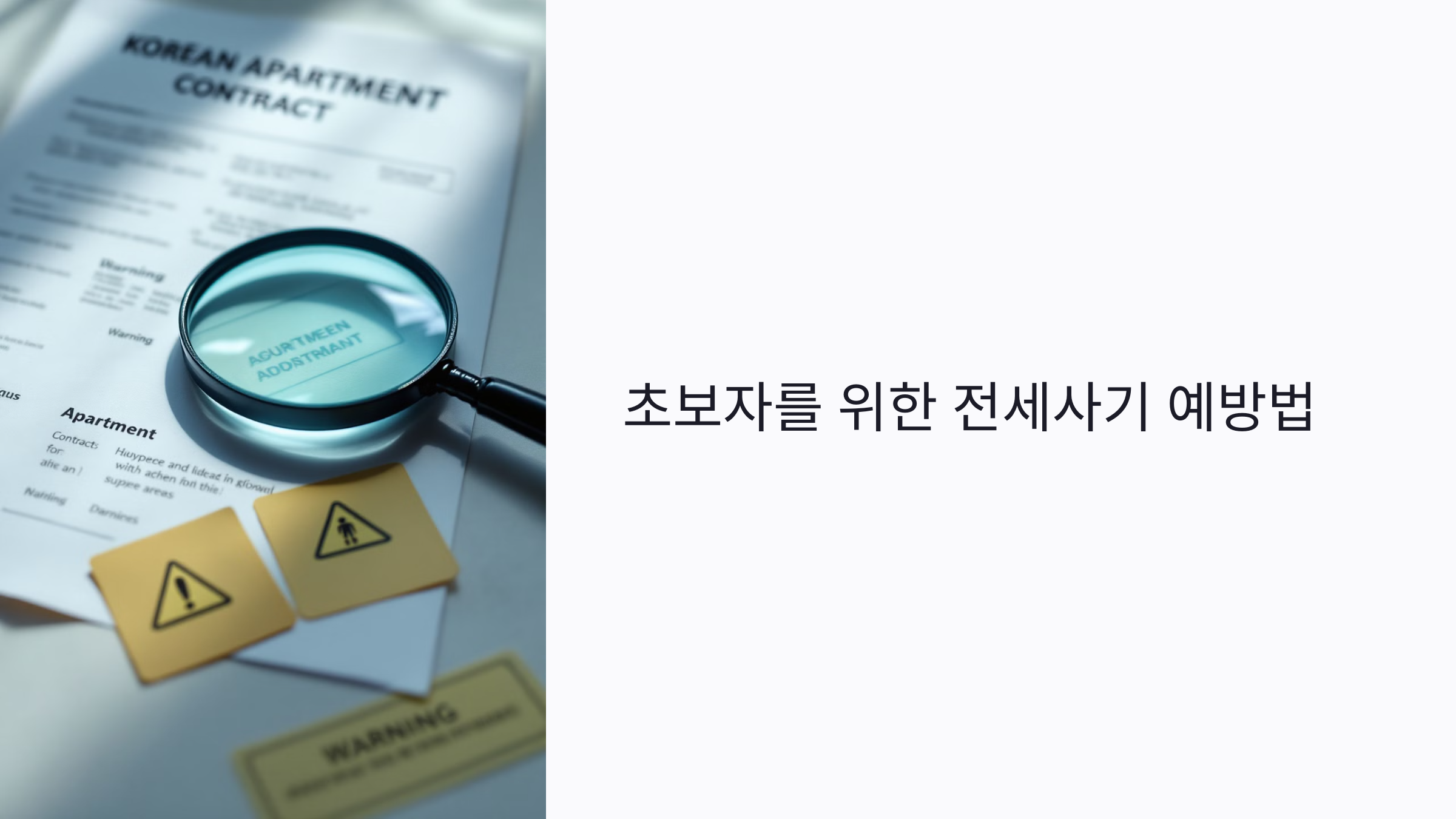 초보자를 위한 전세사기 예방법 6단계 (2025 최신): 계약서 확인부터 보증보험까지