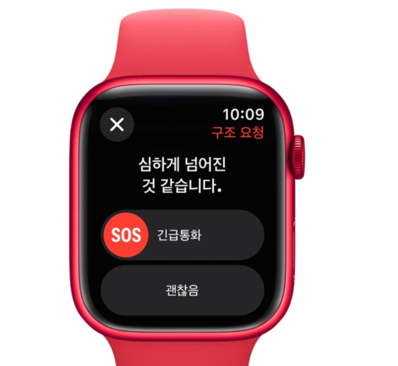 애플워치9 안전 기능