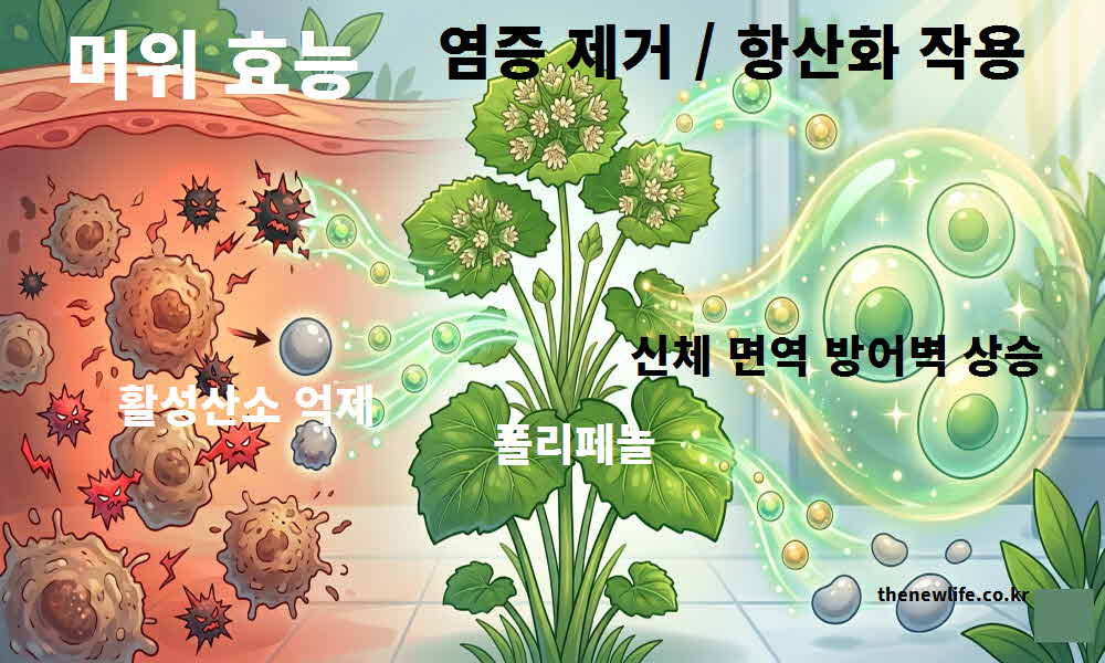 머위 효능 염증 제거 항산화 작용