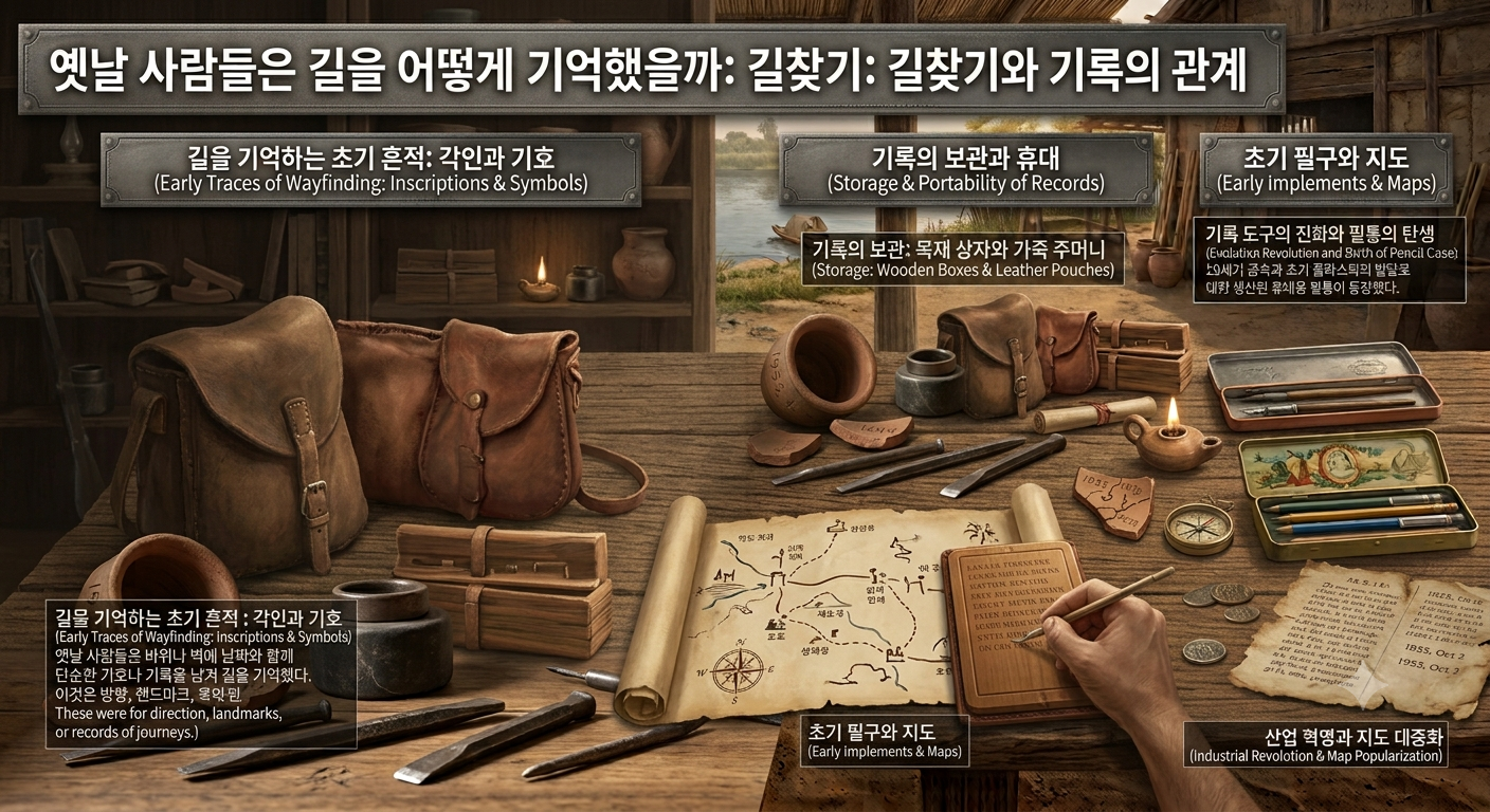 옛날 사람들은 길을 어떻게 기억했을까