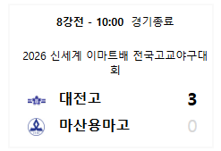 이마트배 전국고교야구대회