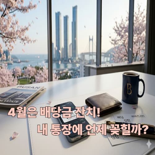 벚꽃 연금? 4월 배당 시즌 '주식 배당금' 입금 확인 및 세금 계산법
