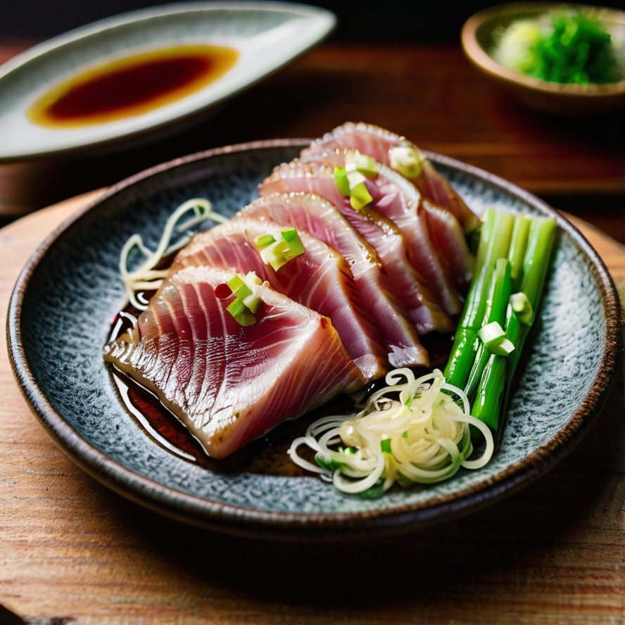 고치 맛집 음식 가쓰오 타타키 이미지