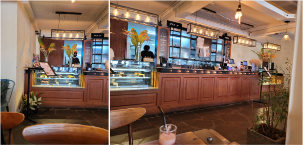 콜린 카페 카운터