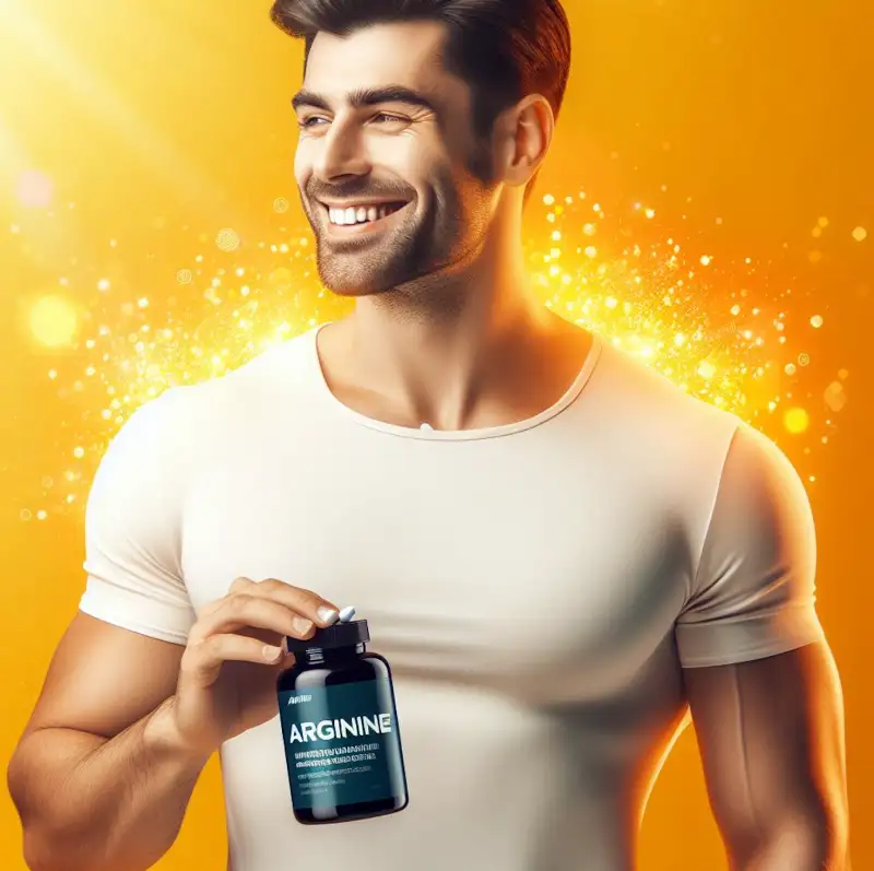 아르기닌을-먹고-효능-효과를-보는-남성의-모습
