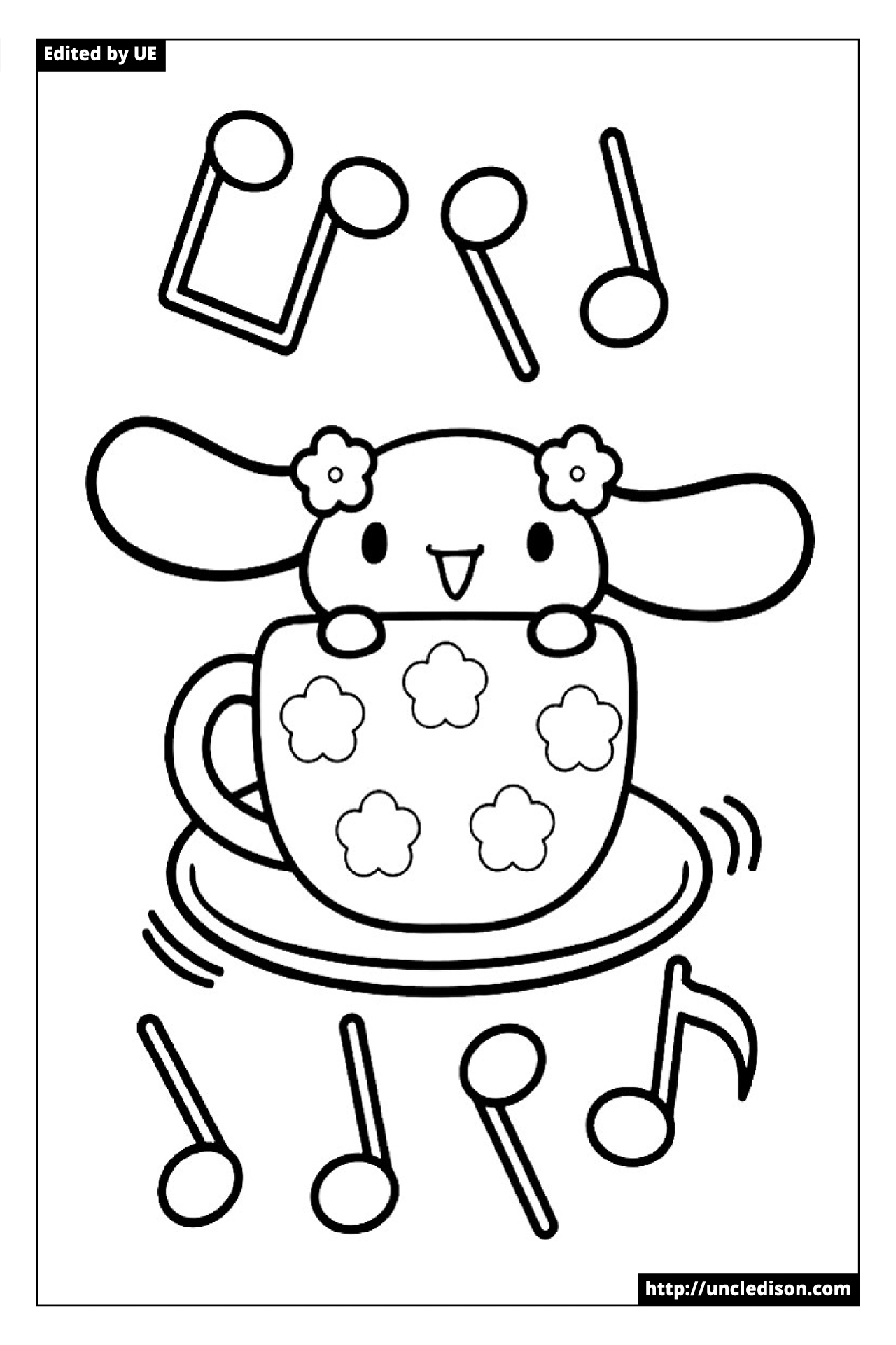 시나모롤 색칠공부 산리오 도안