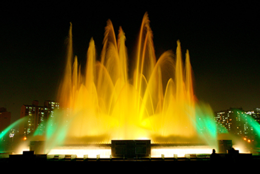 일산호수공원 노래하는 분수대