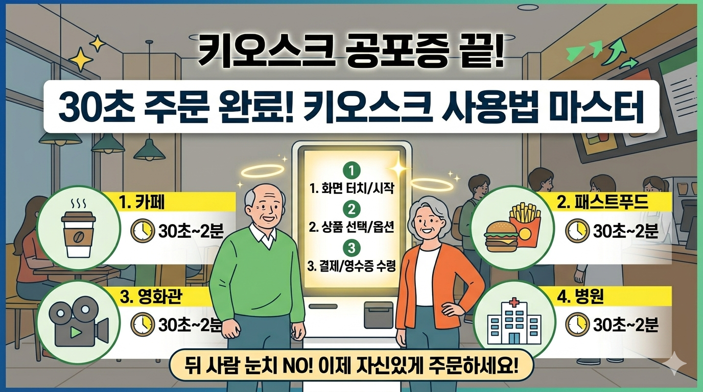 키오스크 사용법