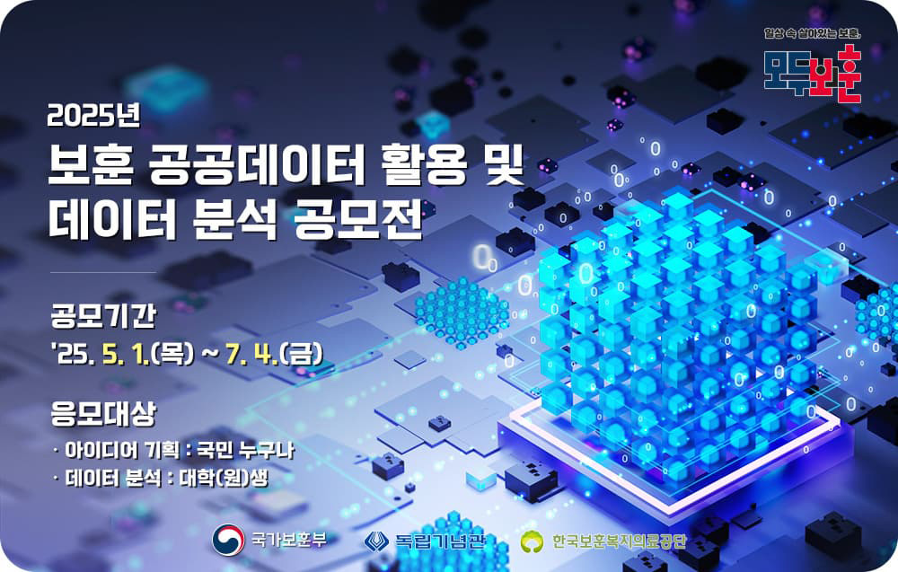 2025 보훈 공공데이터 활용 및 데이터 분석 공모전