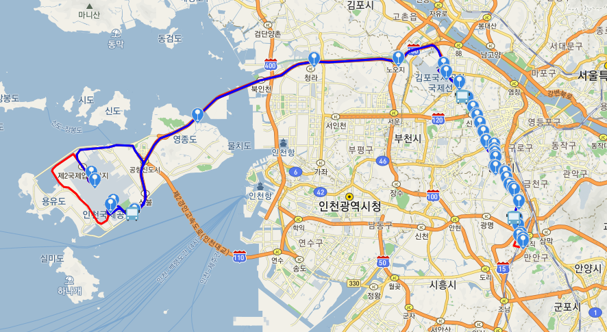 6014번 공항버스