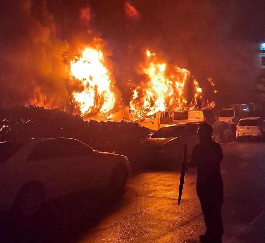 광명 아파트 화재 현장2