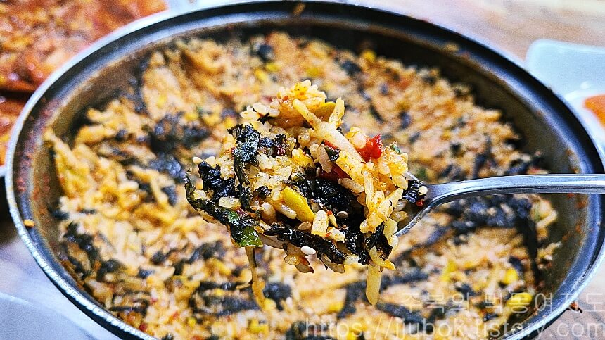 남해볼테기탕찜-아구찜-볶음밥-맛