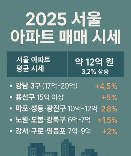 서울 아파트 매매 시세