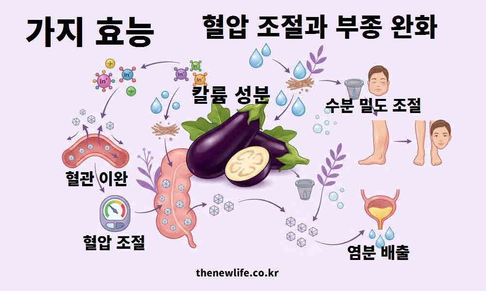 가지 효능 혈압 조절 부종 완화