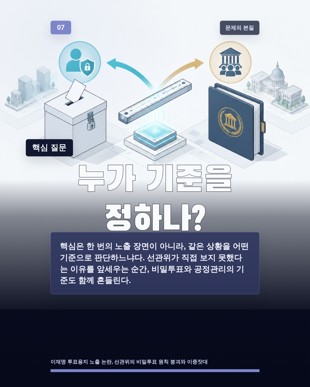 누가 기준을 정하나?