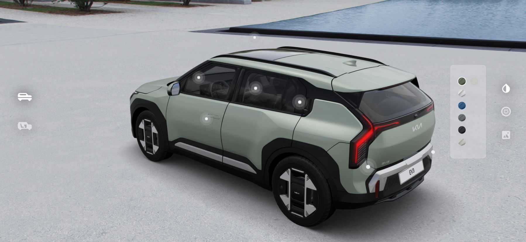 기아 EV3 온라인 3D 라이브로 보기