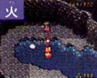 손끝에서 불꽃을 발사하여 데미지를 주며, 좌우로 휘두를 수도 있다.