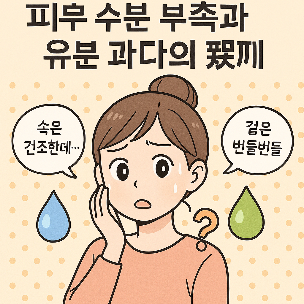 유분은 많고 수분은 부족한 피부? 유수분 밸런스 맞추는 꿀팁