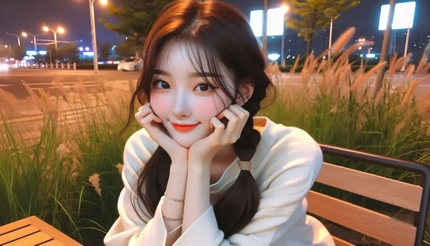 가오슝-여행-코스를-알아보고-관광하는-여성의-모습