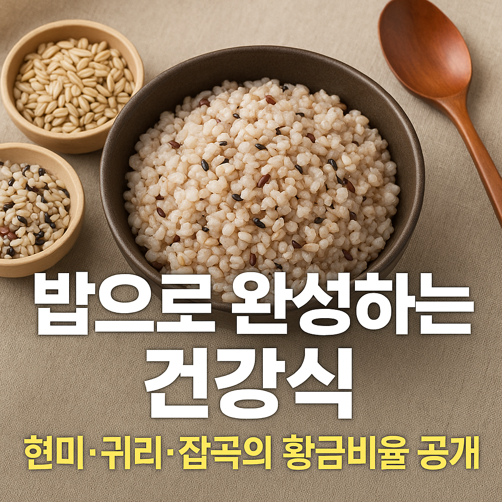 밥으로 완성하는 건강식