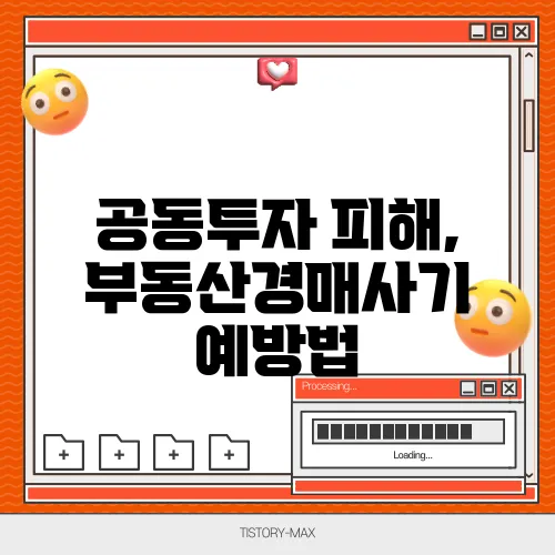 공동투자 피해, 부동산경매사기 예방법