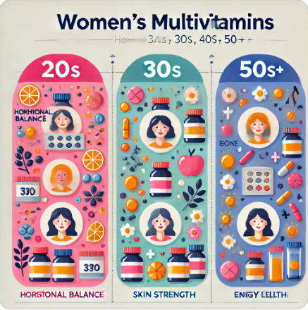 여성 멀티비타민이 꼭 필요한 이유