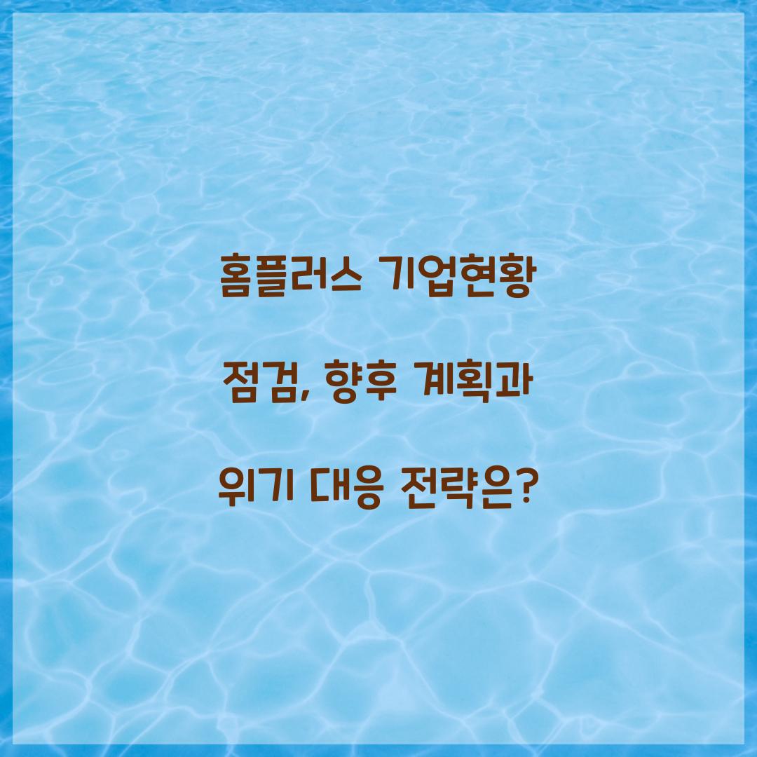 홈플러스 기업현황