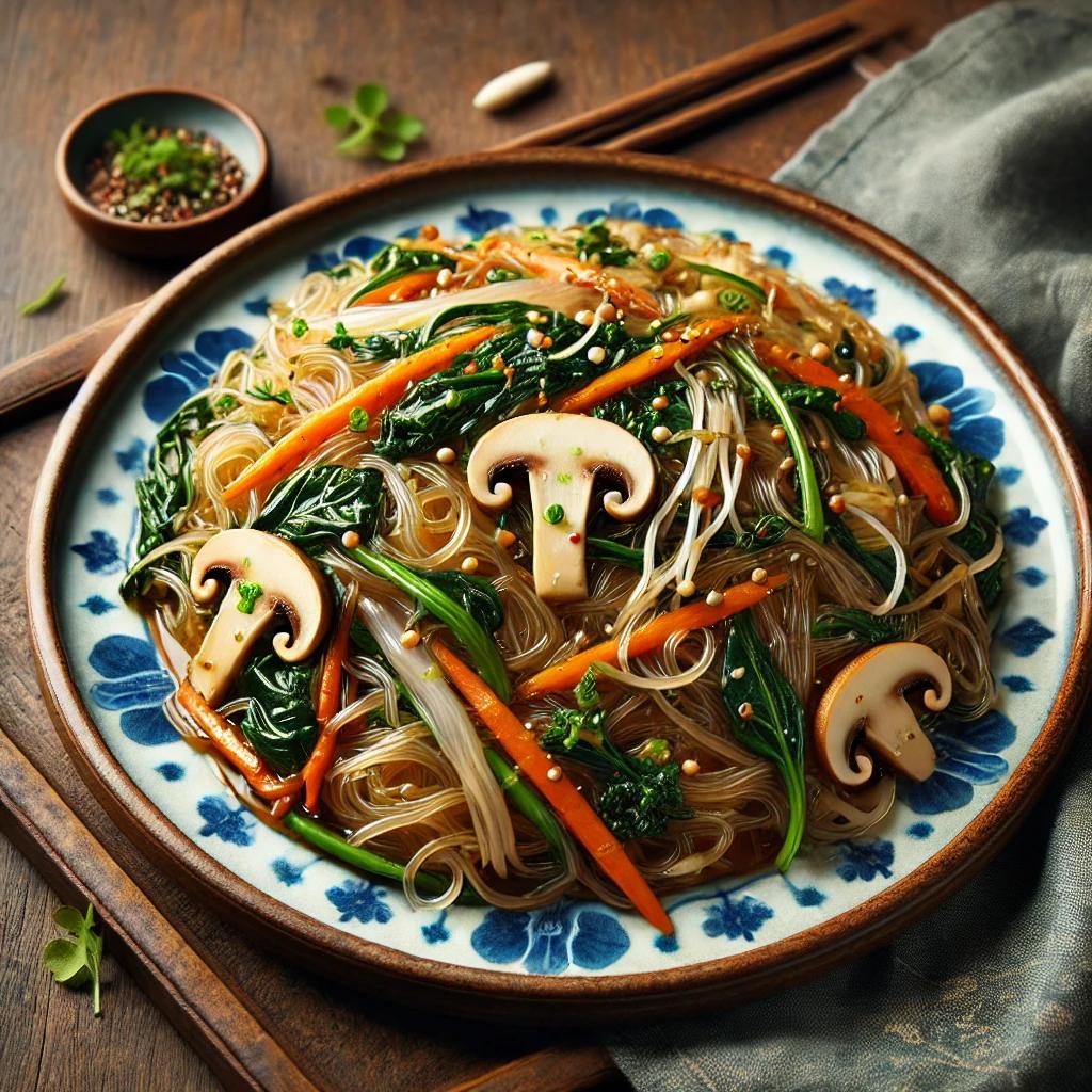 잡채 느타리버섯