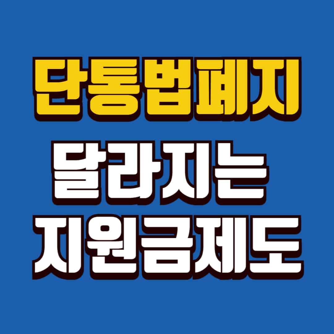 단통법폐지 달라지는 지원금제도 이미지 포스터