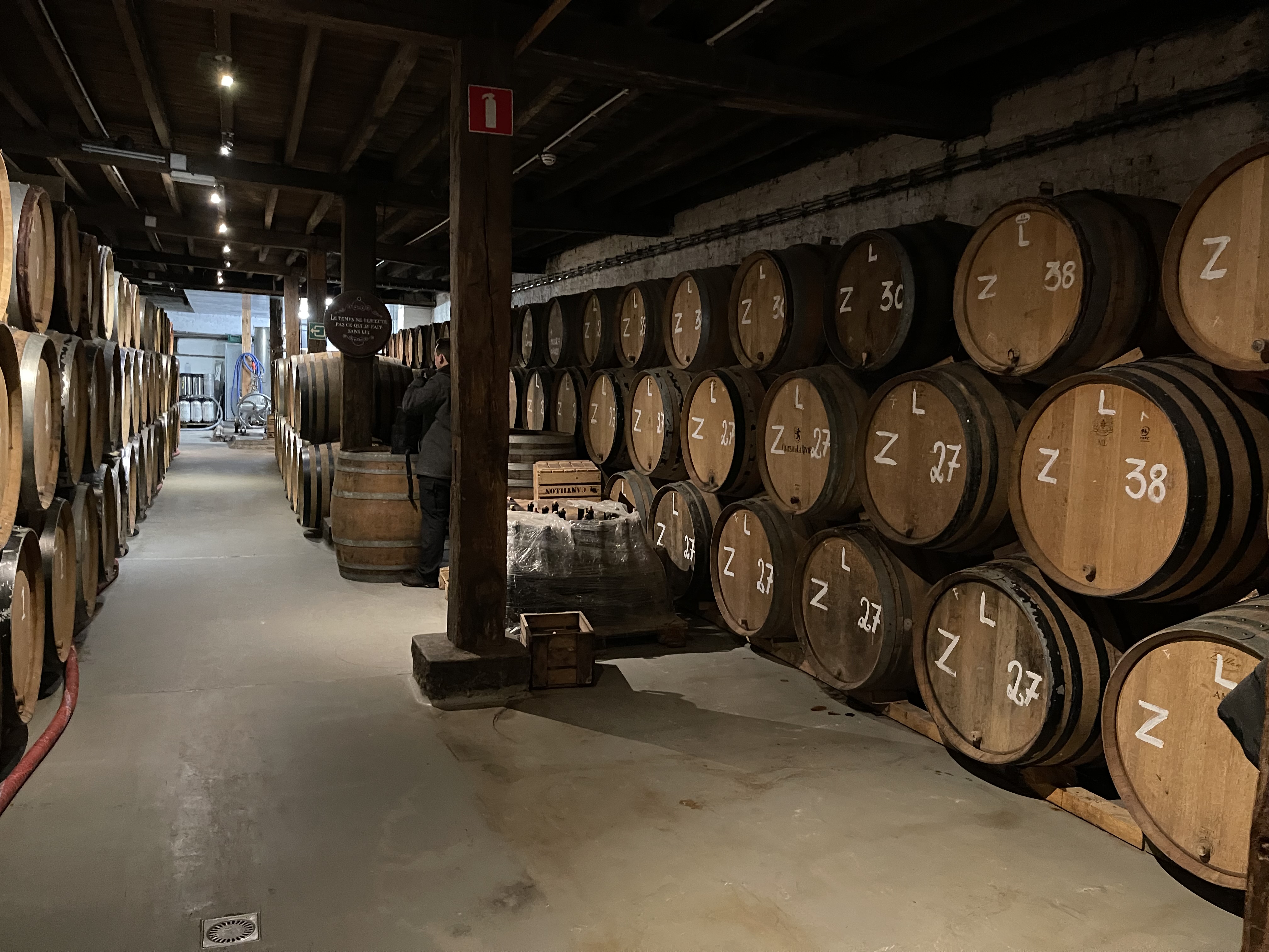 Cantillon 양조장 숙성 창고