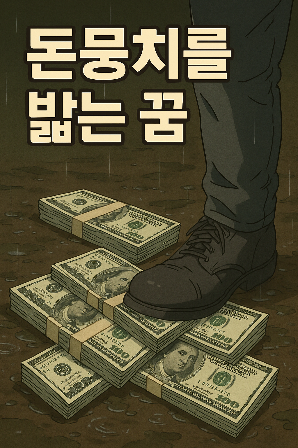 돈뭉치를 발로 밟는 꿈