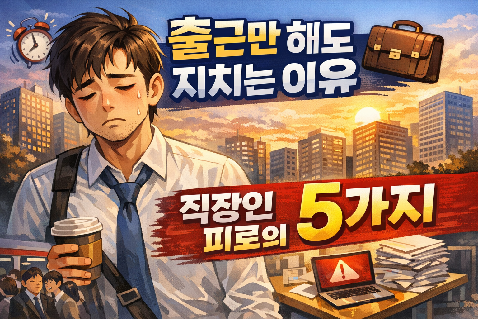 출근만 해도 지치는 이유