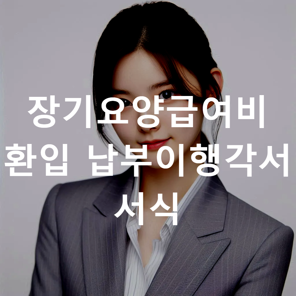 납부이행각서 바로 다운로드