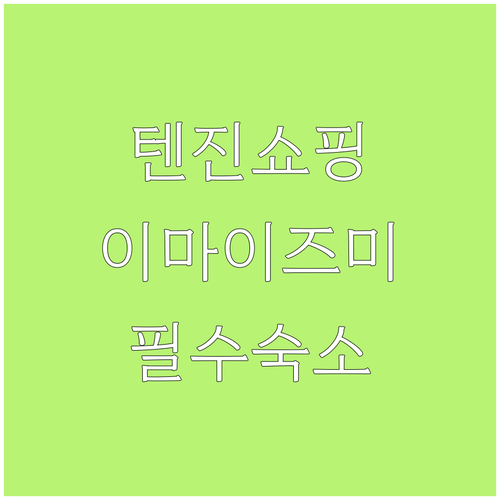 이마이즈미 거리 쇼핑하기 좋은 후쿠오..