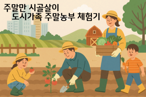 주말만 시골살이! 도시가족 주말농부 체험기