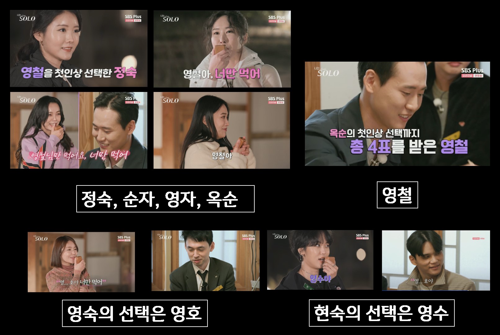 나는솔로-13기-여자-첫선택-4표영철-1표영호-1표영수