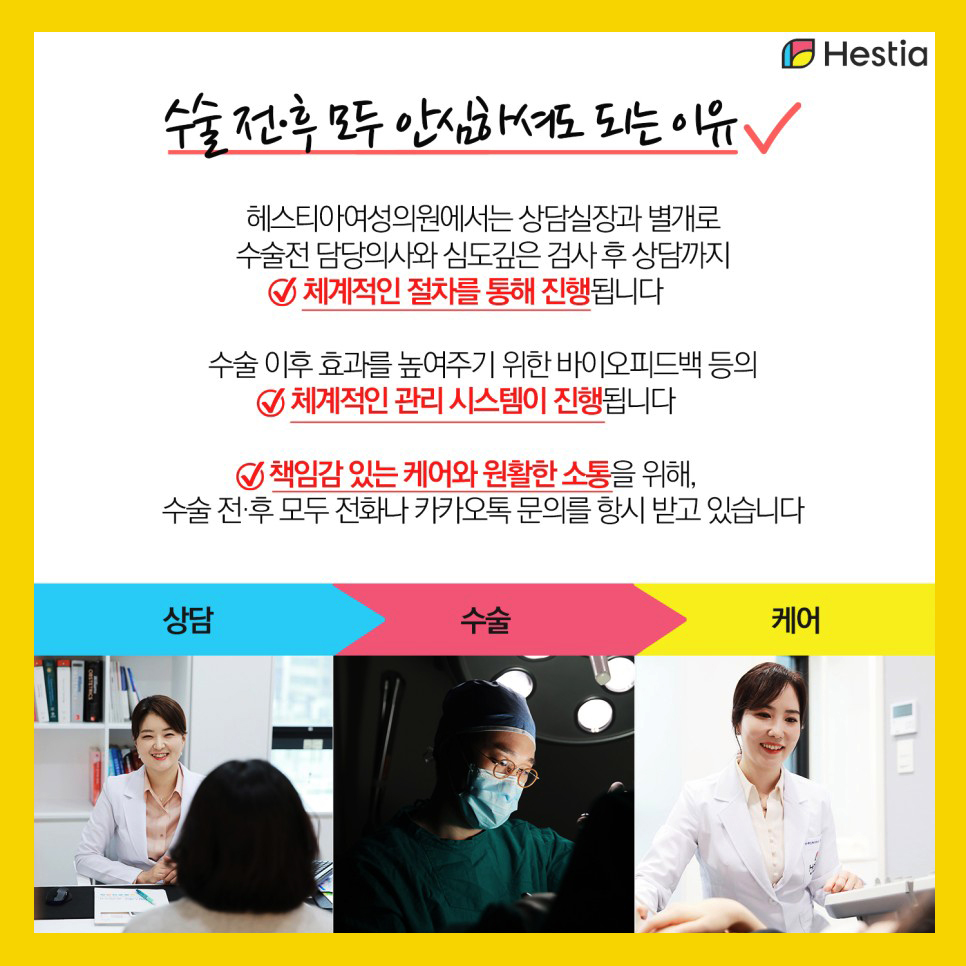 헤스티아여성의원 소음순수술전후