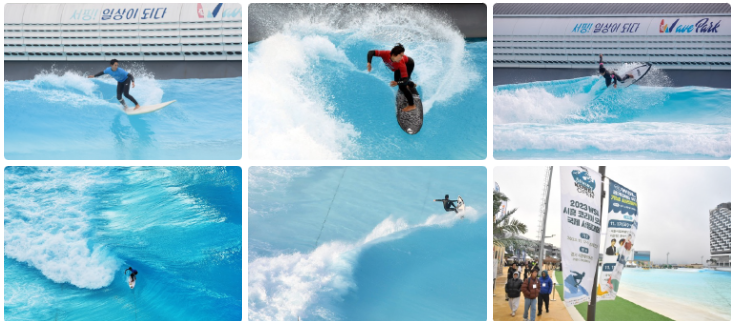 환상적인 서퍼들의 서핑