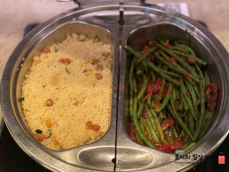 홍콩공항 캐세이퍼시픽 더덱 라운지음식3