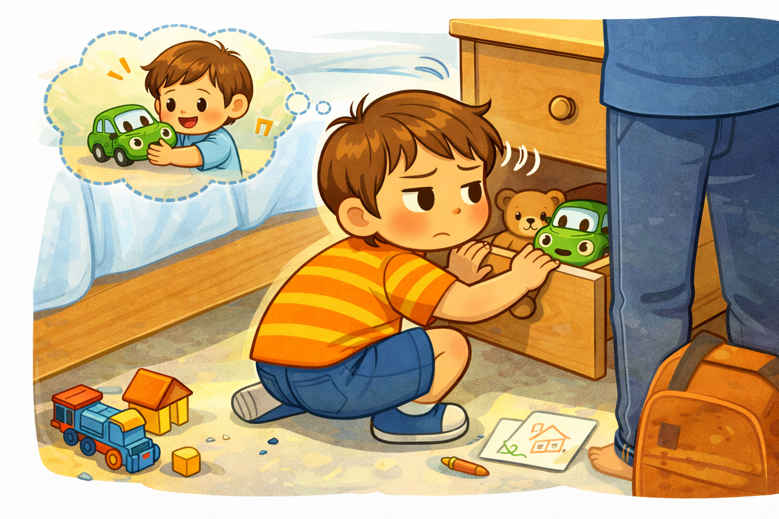 장난감을 숨겨두는 아이의 심리