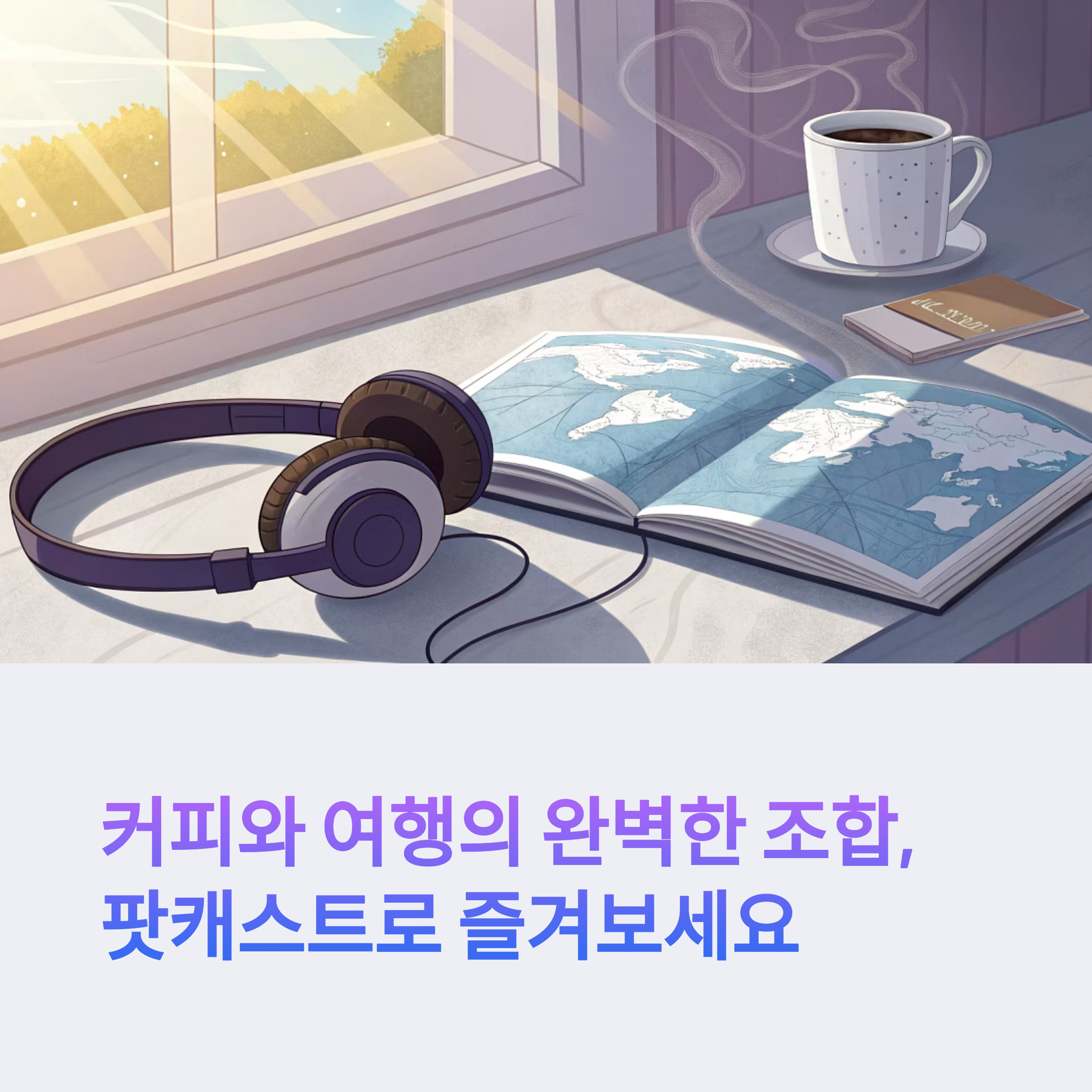커피와 여행의 감성을 담은 팟캐스트 추천 리스트